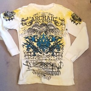 Archaic by Affliction Soft Long  Sleeve Thermal Mens Small